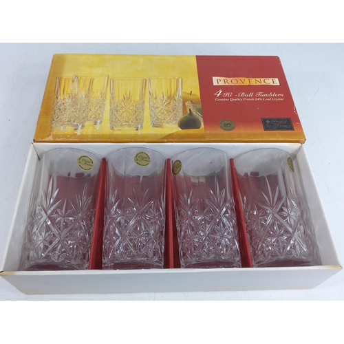 99 - 7 boxed sets of glasses