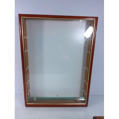 120 - 4 various display cabinets