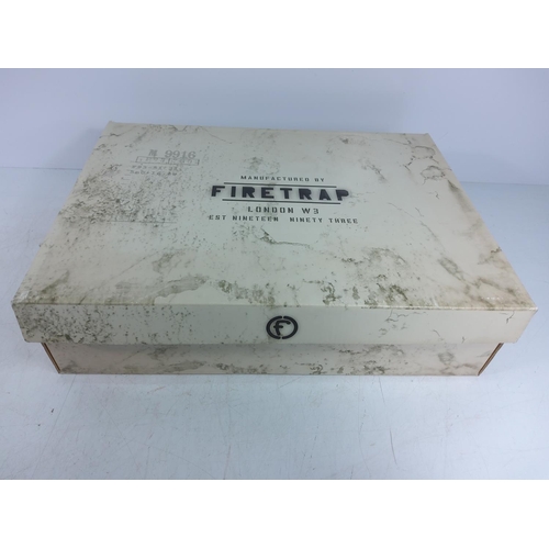 132 - Boxed FireTrap ladies sheepskin boots size 6