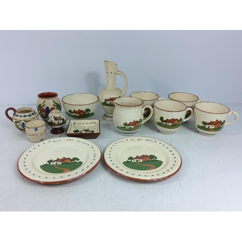 282A - Qty of cottage ware and motto ware