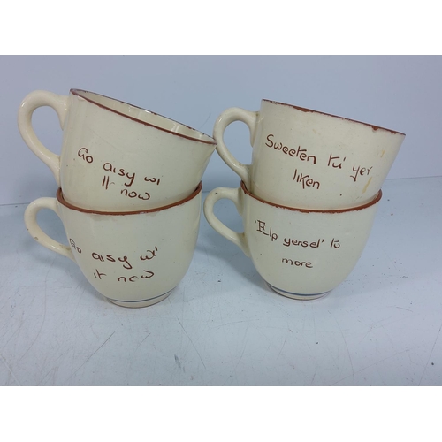 282A - Qty of cottage ware and motto ware