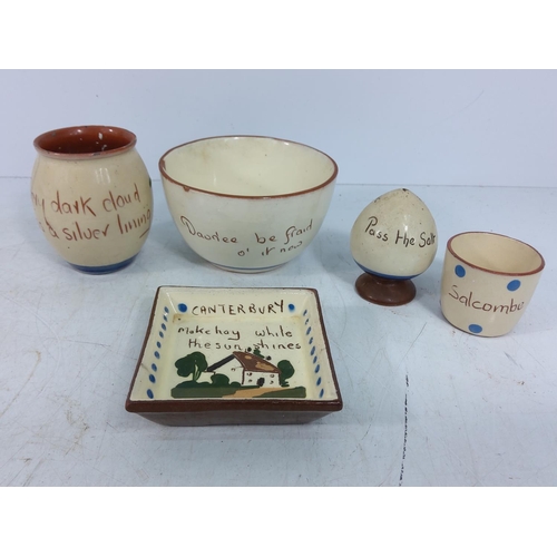 282A - Qty of cottage ware and motto ware