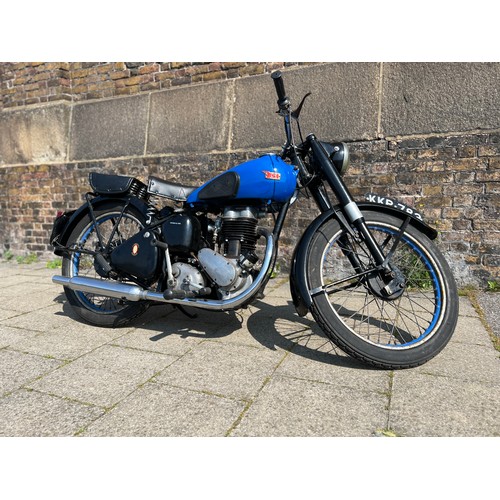 19 - 1948 Blue BSA 250.
First manufactured in 1948, this motorbike has a 250cc engine.
With this motorbik... 