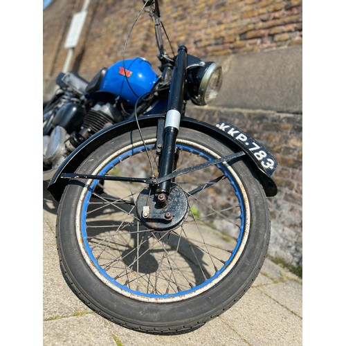 19 - 1948 Blue BSA 250.
First manufactured in 1948, this motorbike has a 250cc engine.
With this motorbik... 