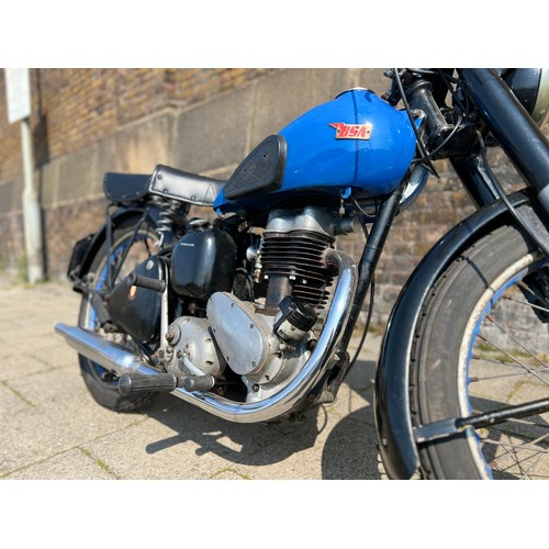 19 - 1948 Blue BSA 250.
First manufactured in 1948, this motorbike has a 250cc engine.
With this motorbik... 