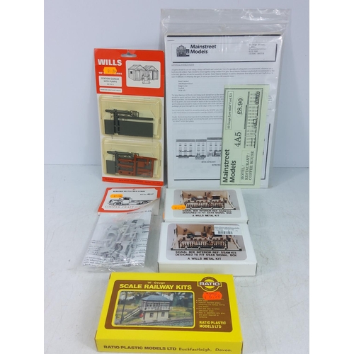 210 - 2 boxes of Railway model kits, sidings etc