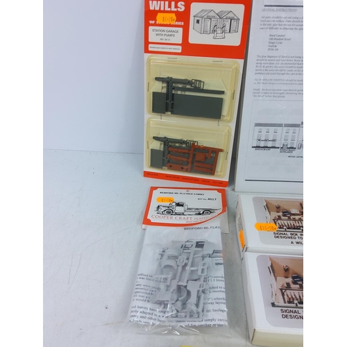 210 - 2 boxes of Railway model kits, sidings etc