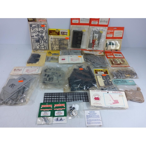 214 - 2 boxes of model railway accessories