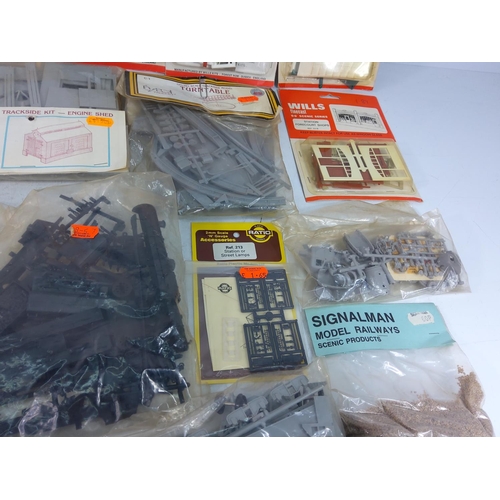 214 - 2 boxes of model railway accessories