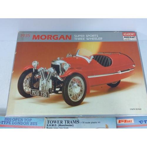 219 - Minicraft model kits, 7 Keil Kraft kits plus one