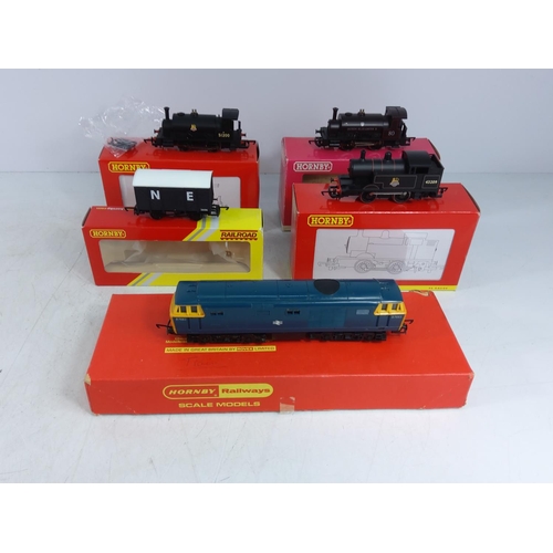 224 - 4 Hornby engines and one rolling stock