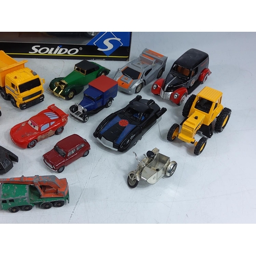 230 - Boxed model car and various unboxed models