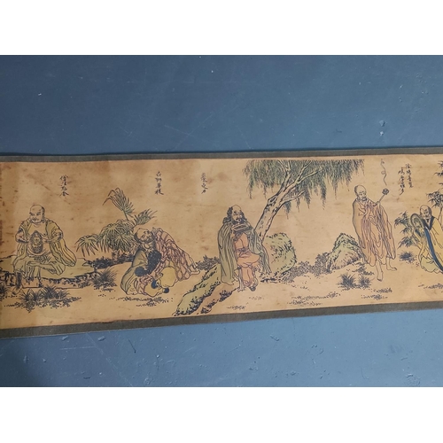 363 - Long Oriental scroll