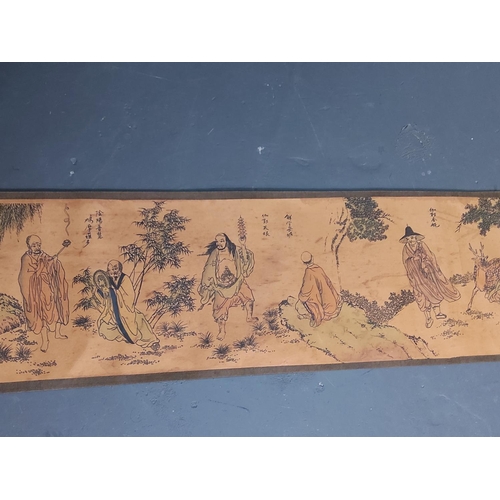 363 - Long Oriental scroll