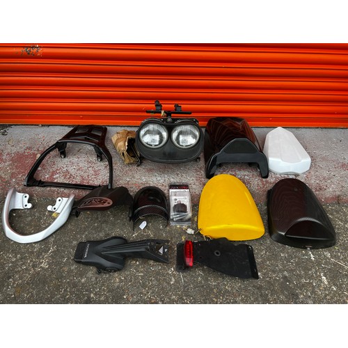 367 - Large qty of motorcycle spares