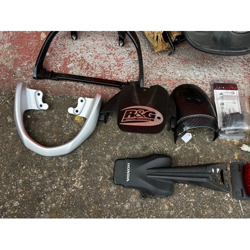 367 - Large qty of motorcycle spares