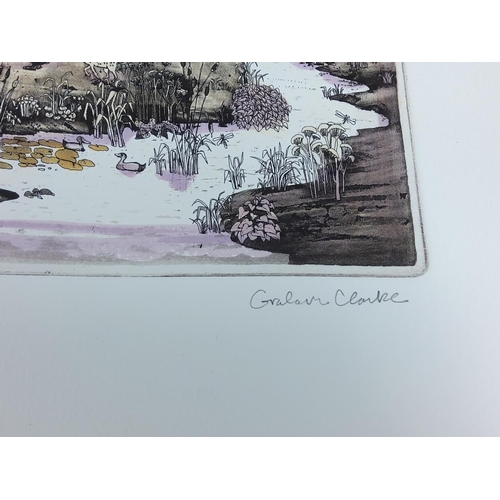 19 - 3 Graham Clarke prints, approx 40 x 36cms