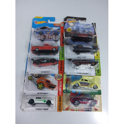 61 - Various Hot Wheels cars