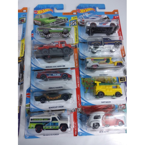 64 - Collection of various Hot Wheels cars