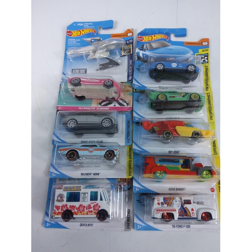 66 - Collection of various Hot Wheels cars