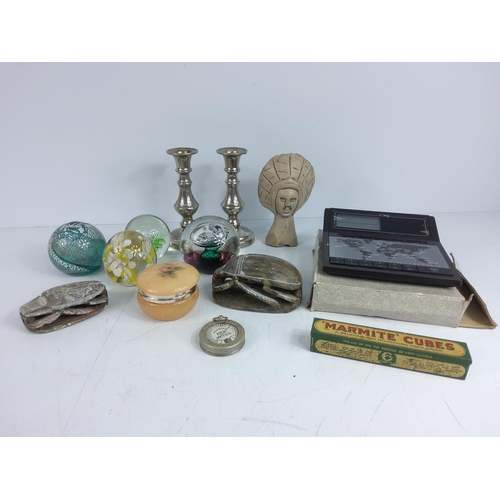 119 - Paperweights and interesting collectables