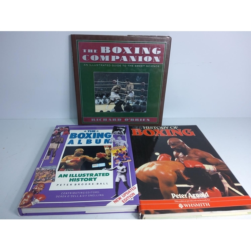 11 - Qty of various books mainly boxing