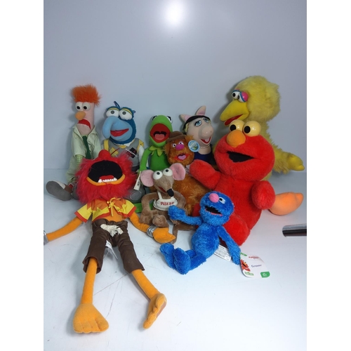 24 - Collection of Muppets and Sesame Street soft toys