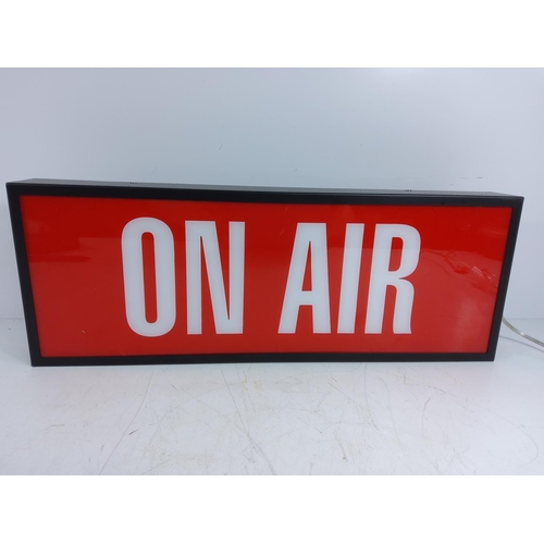 6 - On Air Sign, 54 x 20 x 7cms