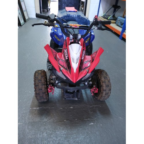 78 - Children's 50cc, 2 stroke, clutchless automatic pull start and go with safety stop wrist band and ne... 