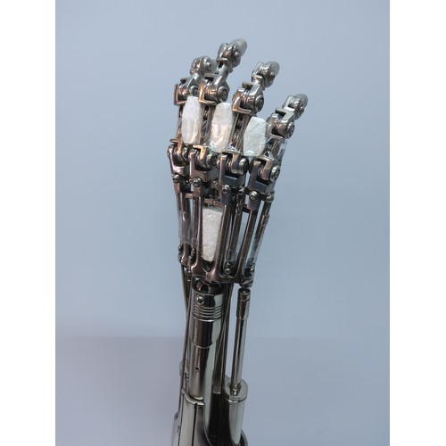 110 - Terminator 2 Judgement Day endoskeleton arm, boxed arm AF