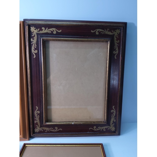 5 - Various pictures and frames, largest being 59 x 49cms, book, camera, frame and vintage place mats