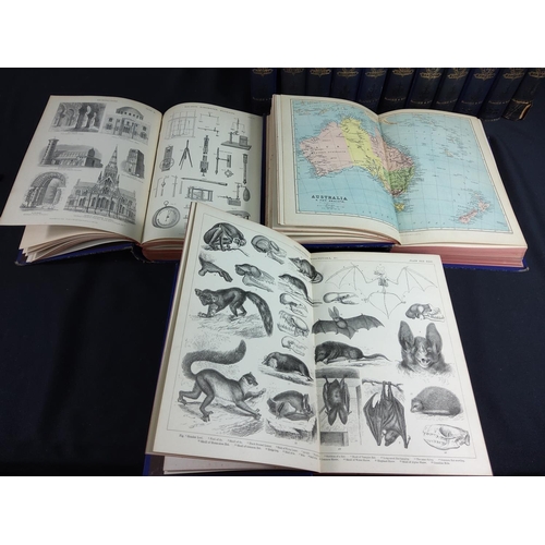 94 - Full set of 14 volumes 'The Popular Encyclopedia' or 'Conversations Lexicon' 200 pages of engravings... 