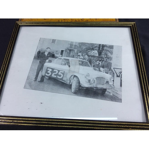 136 - Vintage motor racing photos and pictures, largest 29 x 24cms