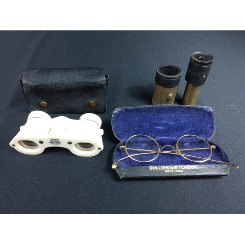 230 - Set of magnifying lens, vintage glasses etc