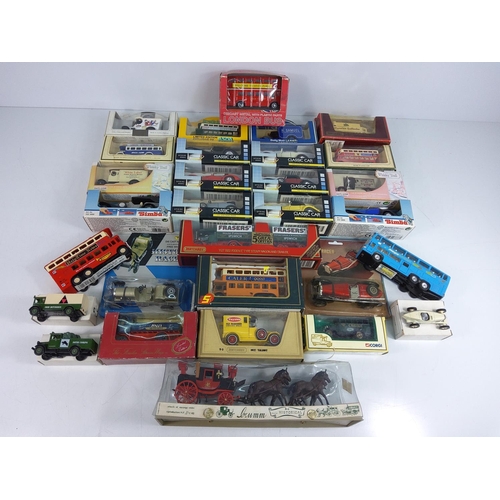 21 - Box of model vehicles