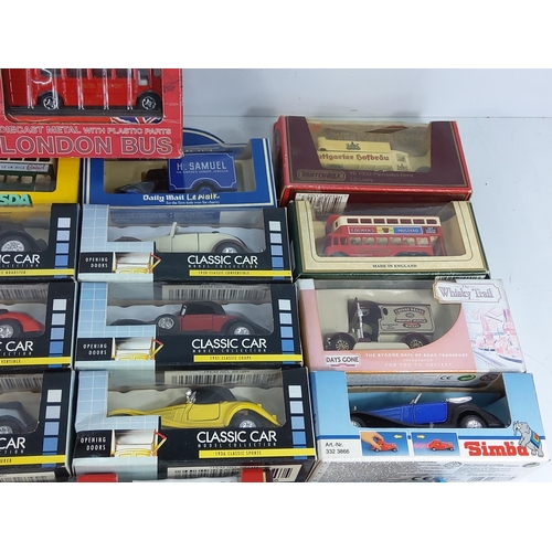 21 - Box of model vehicles