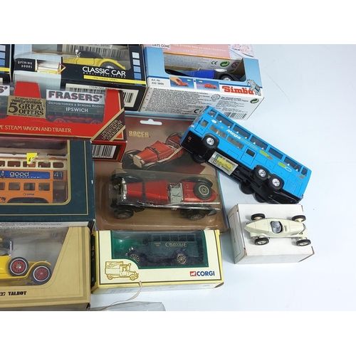 21 - Box of model vehicles