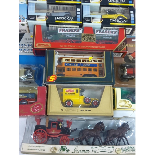 21 - Box of model vehicles