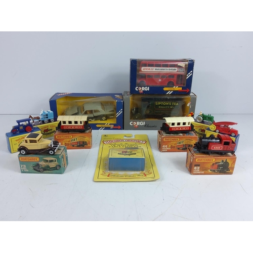 22 - Box of model vehicles including Matchbox