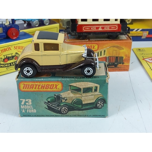 22 - Box of model vehicles including Matchbox