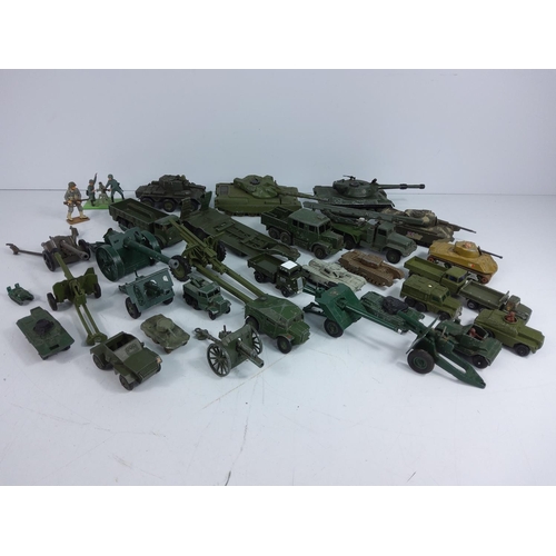 23 - Box of model military vehicles