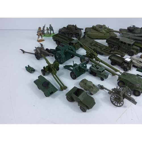 23 - Box of model military vehicles