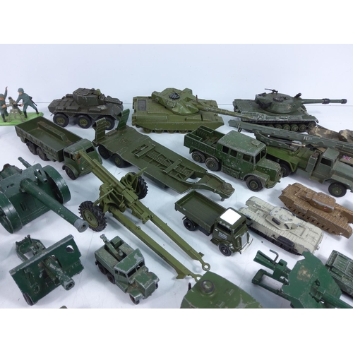 23 - Box of model military vehicles