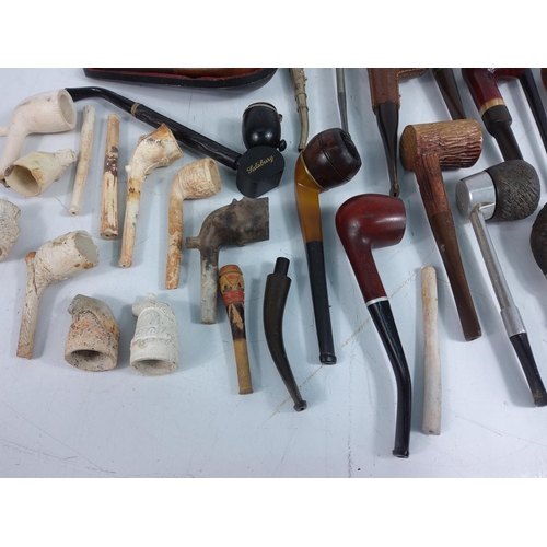 243 - Qty of various pipes and clay pipes