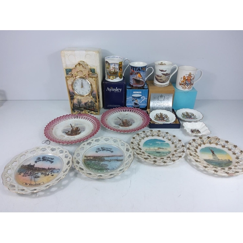 38 - Collectors plates and china including boxed items