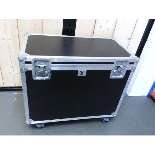 59 - Travelling case and a pair of microphone stands