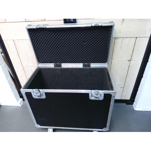 60 - Travelling case and a pair of microphone stands