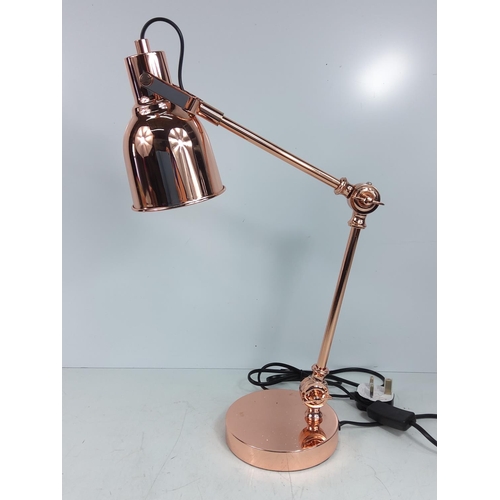 120 - Copper reading lamp