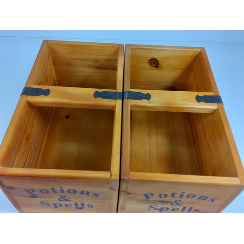 132 - 2 Hogwarts storage boxes