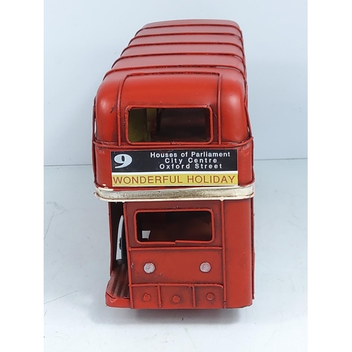 141 - Tin plate model London bus